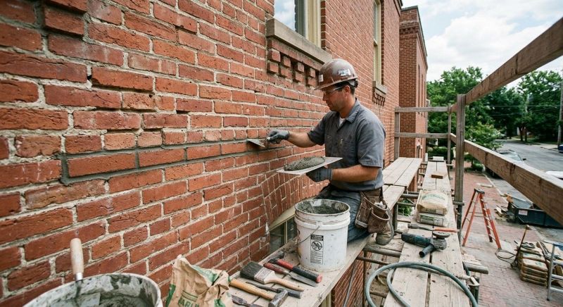 Tuckpointing Service project example